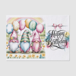 イースター格言の水彩ハッピーバースデー 薄葉紙