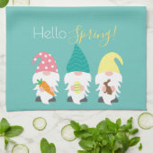 イースター格言または春をテーマにしたホームデコール キッチンタオル (折り畳み)