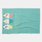 イースター格言または春をテーマにしたホームデコール キッチンタオル (横)