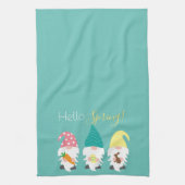 イースター格言または春をテーマにしたホームデコール キッチンタオル (縦)