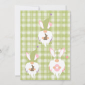 イースター格言グリーンベビーシャワーサンキューカード サンキューカード (裏面)