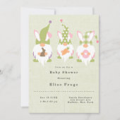 イースター格言グリーンベビーシャワー招待状 招待状 (正面)