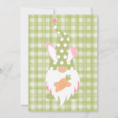 イースター格言グリーンベビーシャワー招待状 招待状 (裏面)