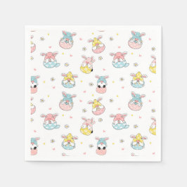 イースター格言ナプキンス スタンダードカクテルナプキン