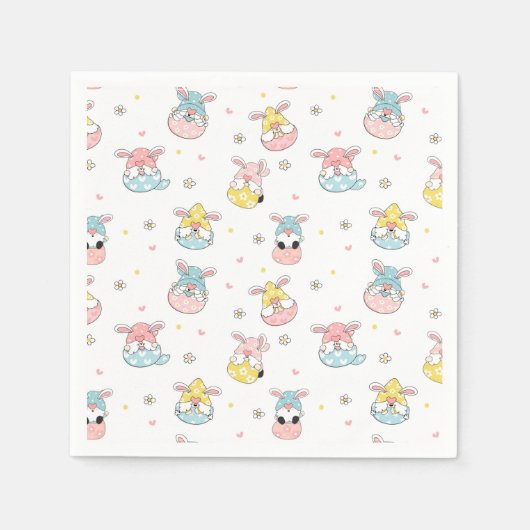 イースター格言ナプキンス スタンダードカクテルナプキン (正面)