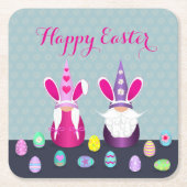 イースター格言 スクエアペーパーコースター (正面)