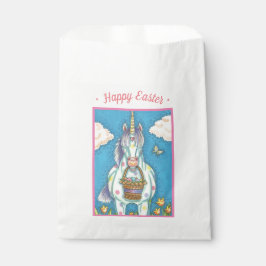 イースター水玉模様ユニコーン、馬ポニーの好意バッグ フェイバーバッグ