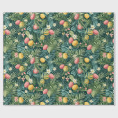 イースター熱帯春葉ビーチ ラッピングペーパー (フラット)