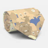 イースター熱狂するバンニーのタンネックタイ ネクタイ (ロール)