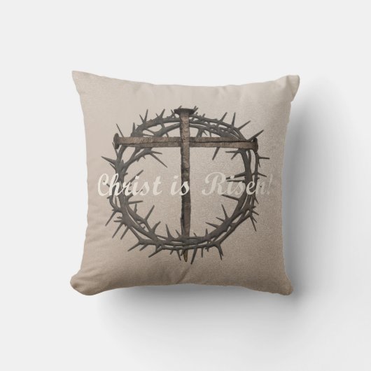 イースター爪、 ネイル&トーズピローのクラウン クッション (正面)