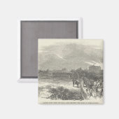 イースター狩りと王室のスタグハウンズ マグネット (正面/裏面)