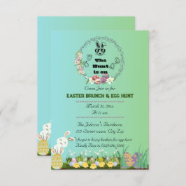 イースター狩りオン招待状 招待状