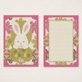 イースター狩りギフトラベル (正面&裏面)