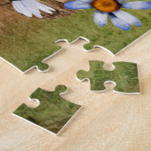 イースター狩りバスケットのアビシニアン砂テリア犬 ジグソーパズル (側面)