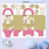 イースター狩りボックステンプレート チラシ (シングル)