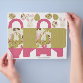 イースター狩りボックステンプレート チラシ (手)