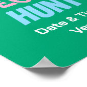 イースター狩りポスター、イースターカスタムイベントポスター ポスター (角)