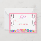 イースター狩り/パーティー招待状カード01 ノートカード (正面)