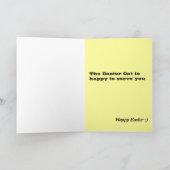 イースター猫カード シーズンカード (内部)