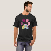 イースター猫犬好きヒョウ猫犬前足復活者 Tシャツ (正面フル)