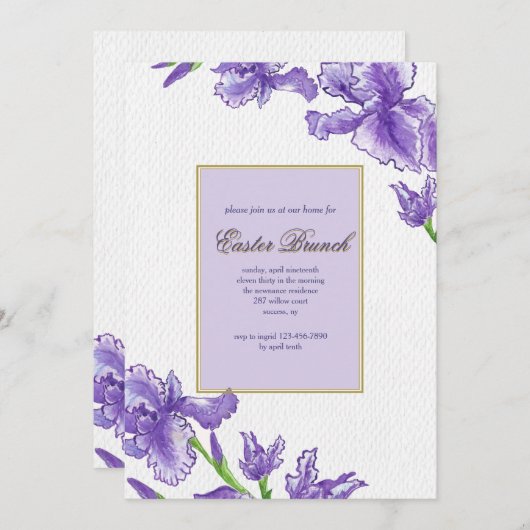 イースター王室の招待状 招待状 (正面/裏面)