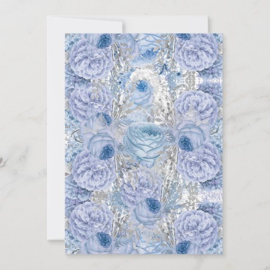 イースター男女兼用バニーのベビーシャワー 招待状 (裏面)