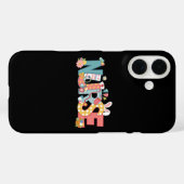 イースター看護師 ステethoscope うさぎ 卵 Case-Mate iPhoneケース (裏面 (横))