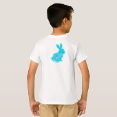 イースター破砕卵ブルートラックキッズ Tシャツ (裏面フル)