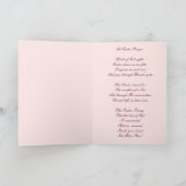 イースター祈りの言葉 シーズンカード (内部)