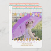 イースター移動式写真の招待状 招待状 (正面/裏面)