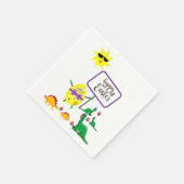 イースター紙ナプキンス恐竜 スタンダードカクテルナプキン (角)