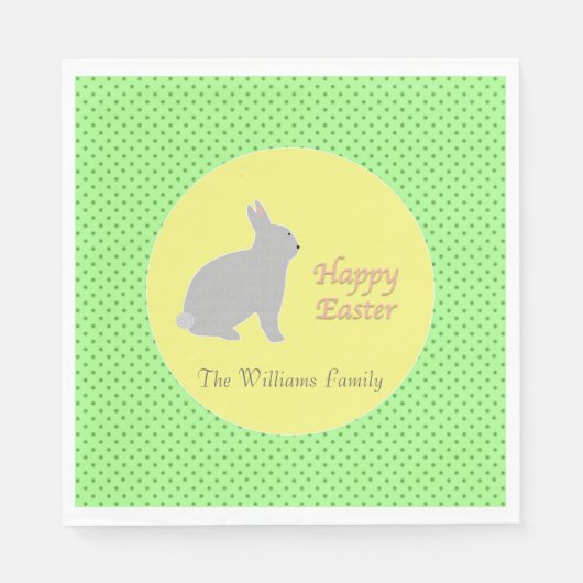 イースター紙ナプキンス スタンダードランチョンナプキン (正面)