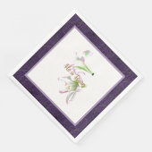 イースター紙ナプキン彼はイースターユリを復活している (コーナー)