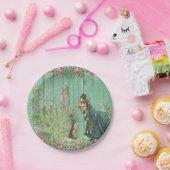 イースター紙プレートの古い美しい写真 ペーパープレート (パーティー)