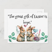 イースター素晴らしの贈り物は希望である ポストカード (正面/裏面)