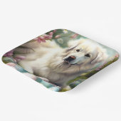 イースター素晴らしエッグ付きピレネー ペーパープレート (傾斜あり)