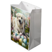 イースター素晴らしエッグ付きピレネー ミディアムペーパーバッグ (裏面アングル)
