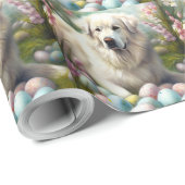 イースター素晴らしエッグ付きピレネー ラッピングペーパー (ロールコーナー)