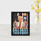 イースター素晴らし再びおもしろいトランプ復活祭ダニーEa カード (黄色い花)