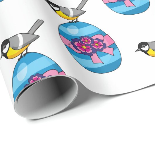 イースター素晴らし卵を使った漫画 ラッピングペーパー (ロールコーナー)