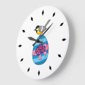 イースター素晴らし卵を使った漫画 ラージ壁時計 (傾斜)