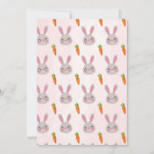 イースター絵を描卵パーティー招待状飾卵 招待状 (裏面)