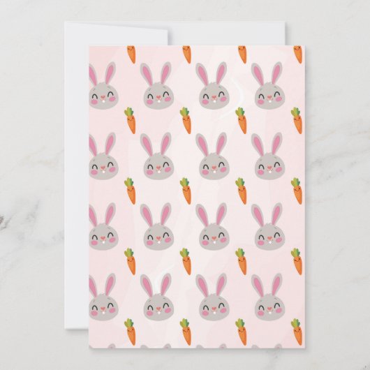 イースター絵を描卵パーティー招待状飾卵 招待状 (裏面)