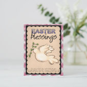 イースター美しい郵便はがき シーズンポストカード (スタンド正面)