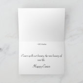 イースター美しい シーズンカード (内部)