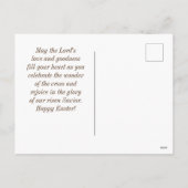 イースター聖なる書物、 経典イエズス春の花 シーズンポストカード (裏面)