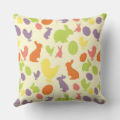 イースター背景のイラストレーション クッション (裏面)