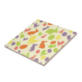 イースター背景のイラストレーション タイル (側面)