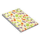 イースター背景のイラストレーション ノートブック (右側)