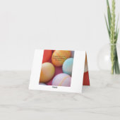 イースター自家製の着色卵 カード (裏面)